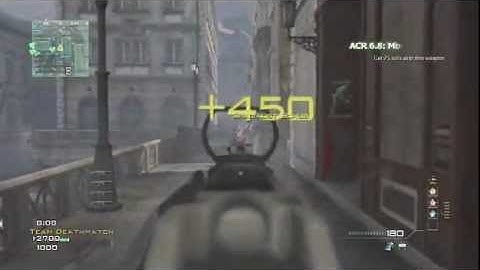 The one and only Sn1p3z123 - MW3 ACR 6.8 quad feed