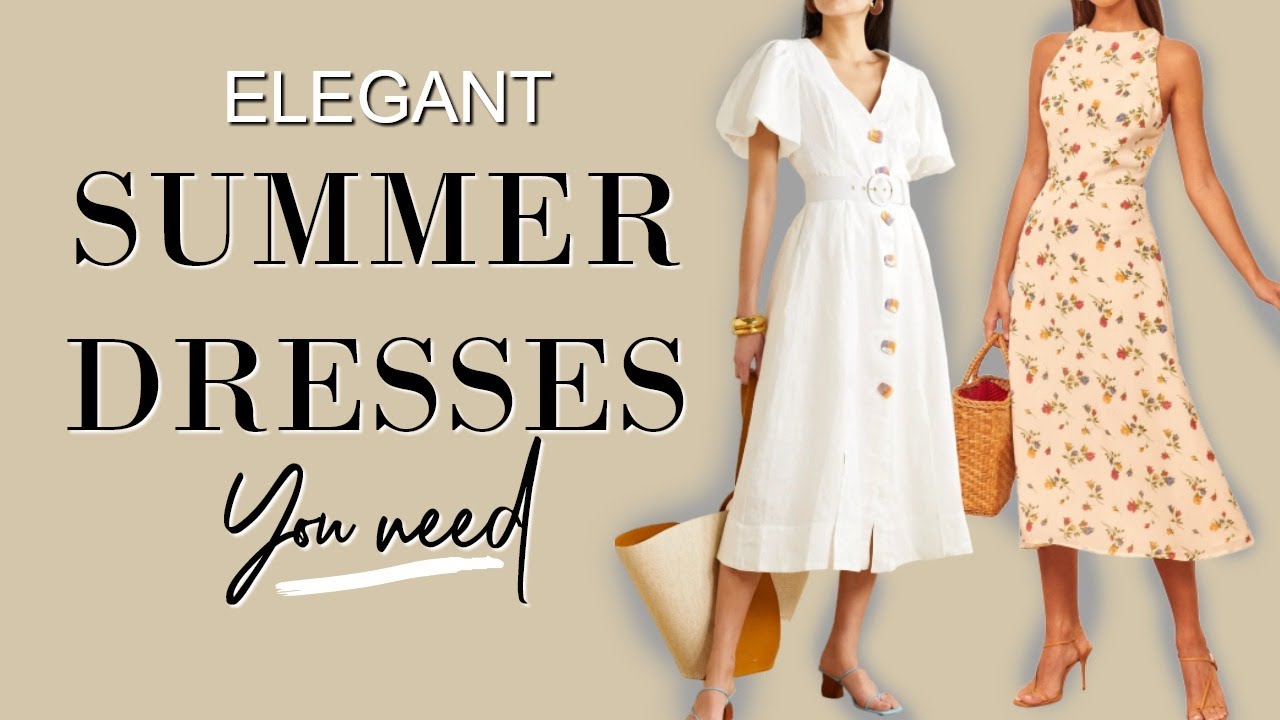 elegant summer dresses with sleeves