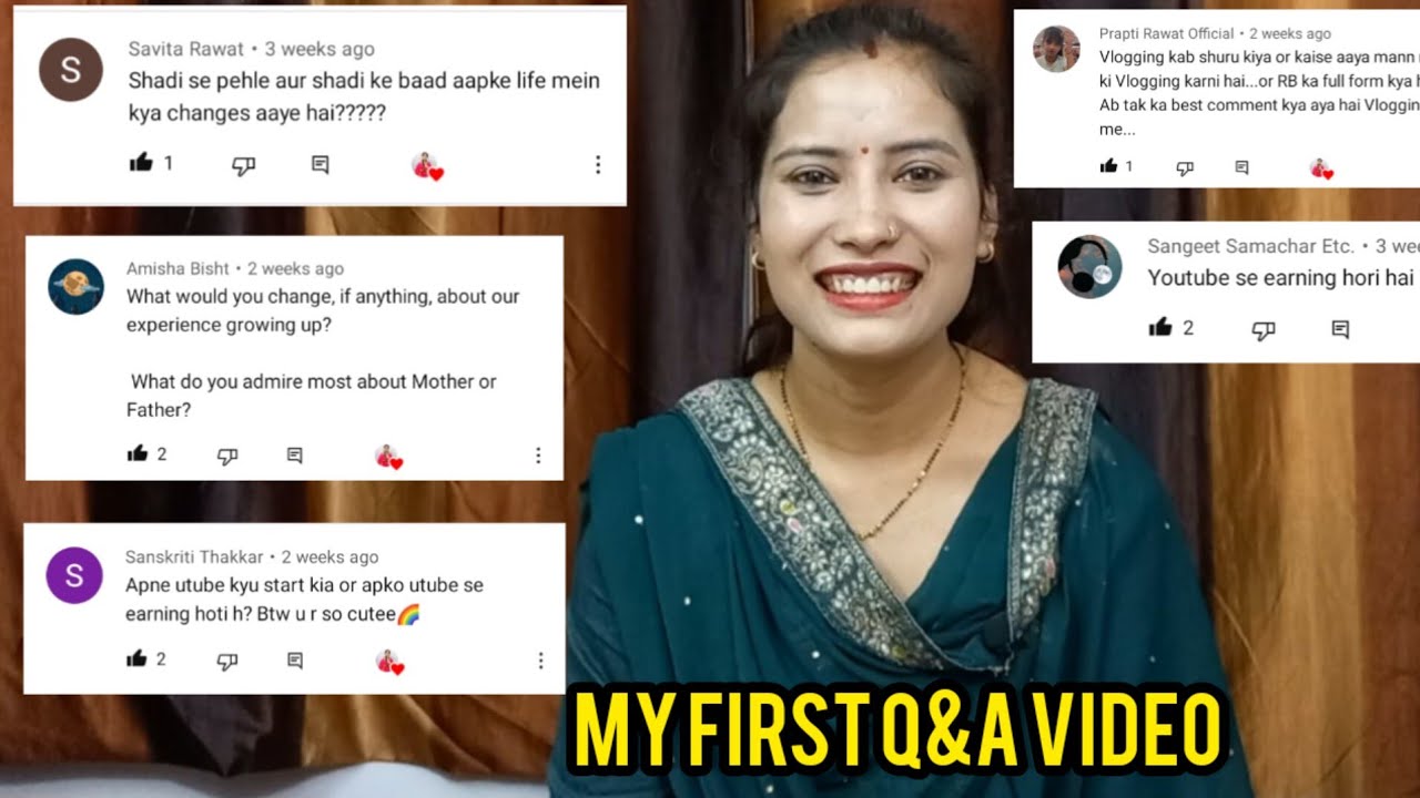 My First Q&A Video | Q&A For The First Time | Q&A Video 2023