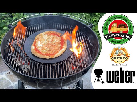 Pizza vom Weber Kugelgrill🔥 wie in der Pizzeria🍕