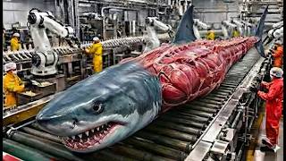 🦈 The Massive Shark Processing Journey: Inside a World-Class Seafood Factory (Complete Process)