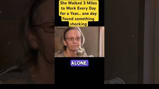 She Walked 3 Miles to Work Every Day for a Year… one day found something unexpected on ground