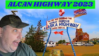 RVing Alaska 2023 - Alaskan Highway  Starts at Mile 0 in Dawson Creek by Home On The Hitch 1,136 views 9 months ago 14 minutes, 8 seconds