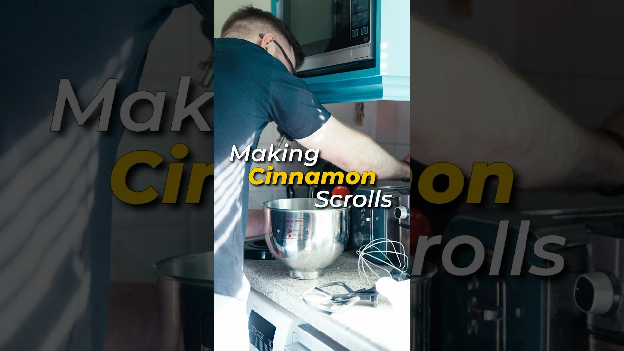 Tapping into my creativity baking cinnamon scrolls 