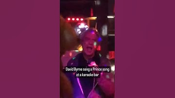 Thumbnail of David Byrne shows up at a karaoke bar, sings a Prince song | SPIN