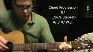 How to play  Wasted Days & Wasted Nights by Freddy Fender on acoustic guitar (Made Easy) chords