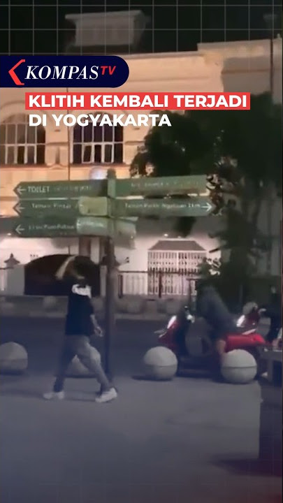 Viral! Aksi Klitih Terjadi di Nol Kilometer Yogyakarta #shorts