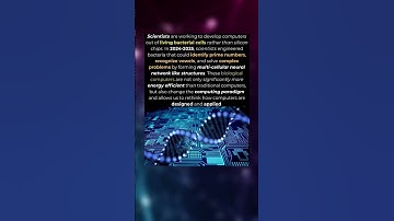 The Future of Computing: Biological Chips | #science #STEM #shorts