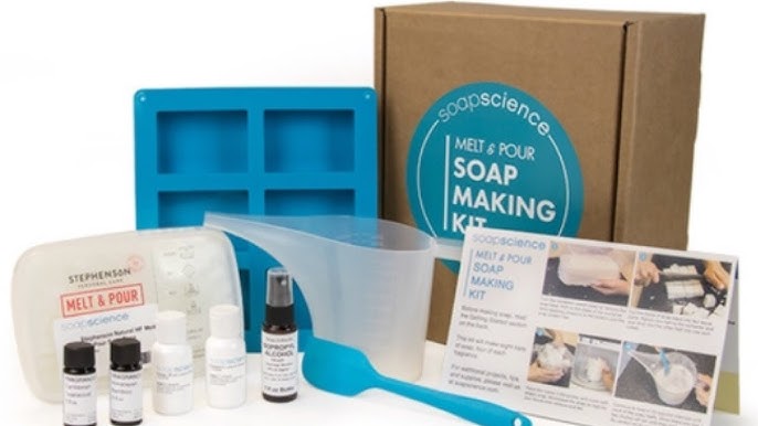 ALEXES Soap Making Kit - Make Your Own Handmade Soap - DIY Soap Making  Supplies Kit for Adults - 1.1 lb Glycerin Soap Base - for Beginners