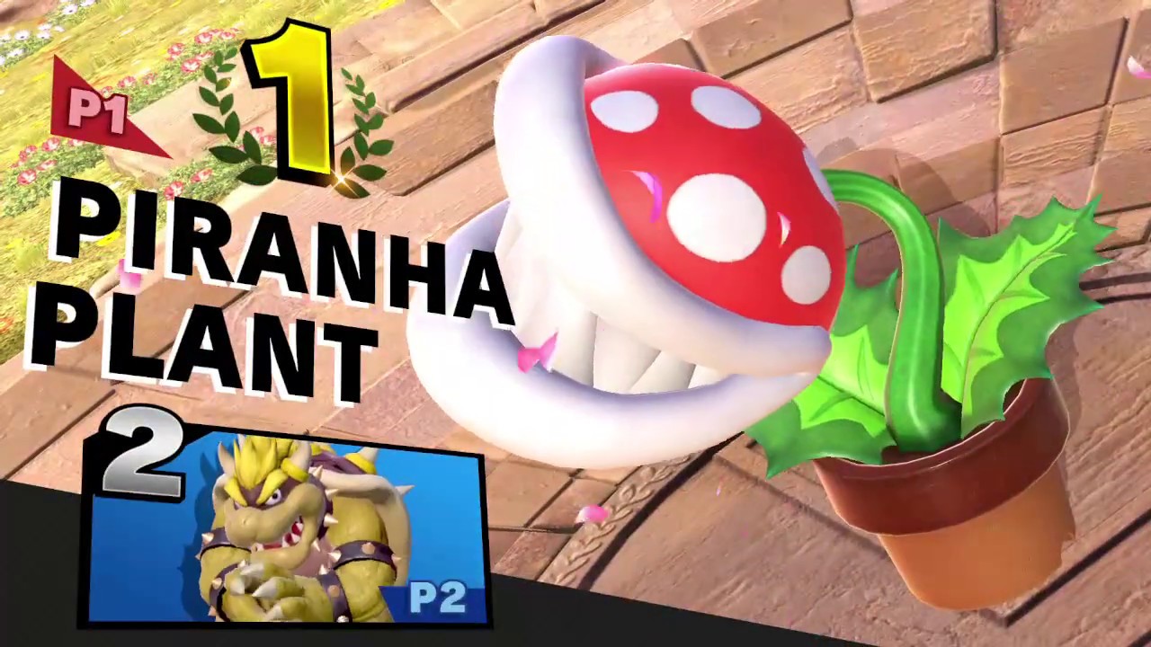 Piranha Plant vs bowser - YouTube