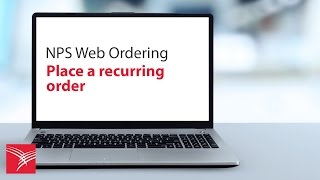 Place a Recurring Order