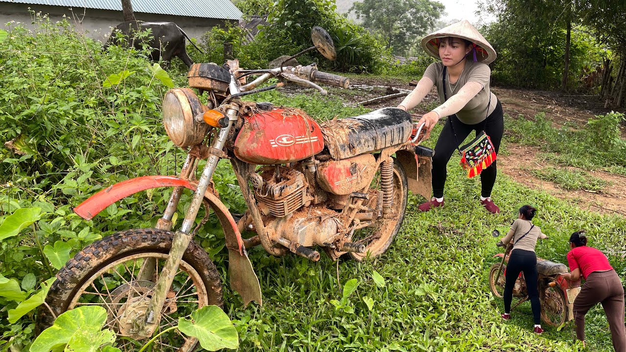 Genius girl's challenge, repairing and restoring old MINZK cars