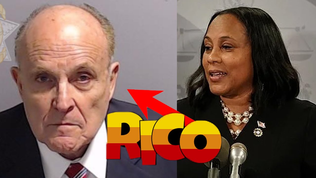 RUDY GIULIANI SURRENDERS AT FULTON COUNTY JAIL UNDER RICO CHARGES - YouTube