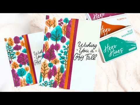 Create Texture Using Inks with the September Layering Stencil of the Month