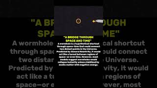 🌌The Physics of Wormholes Explained #shorts  #space #astronomy #universe #astrophysics