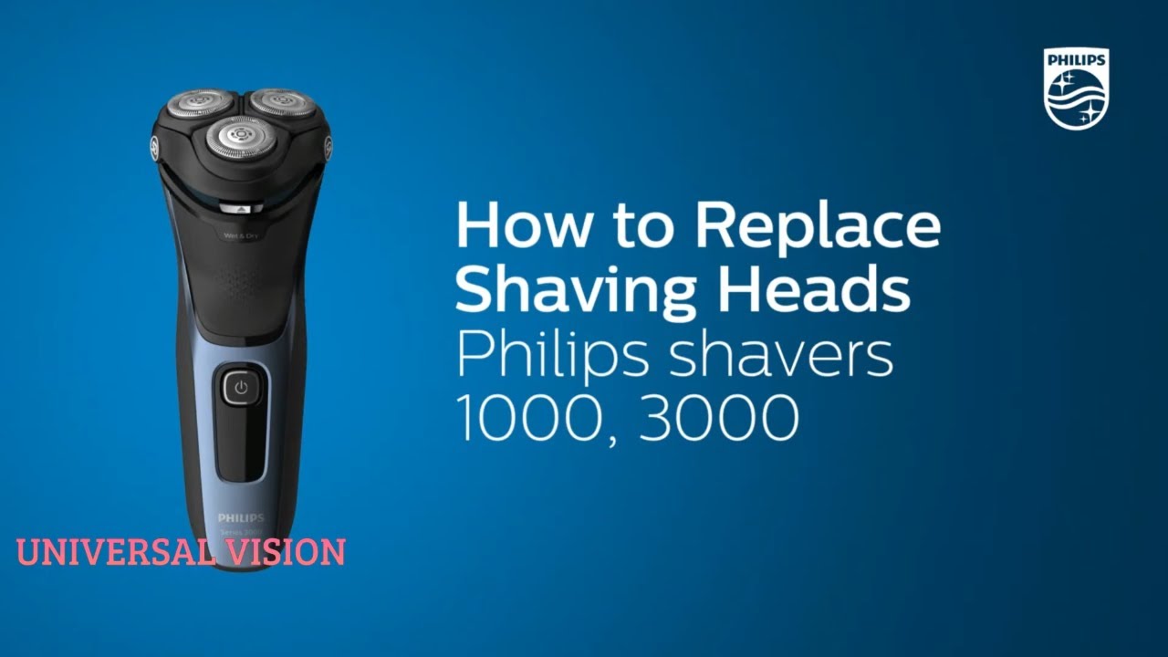 How to replace the shaver heads of Philips Shaver philips aquatouch