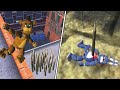 FNAF NPC Ragdoll Physics Compilation #1 | Overgrowth