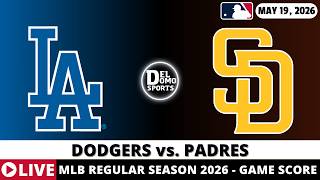 LOS ANGELES DODGERS VS SAN DIEGO PADRES ⚾️ MLB Game Score Radio Play-by-Play