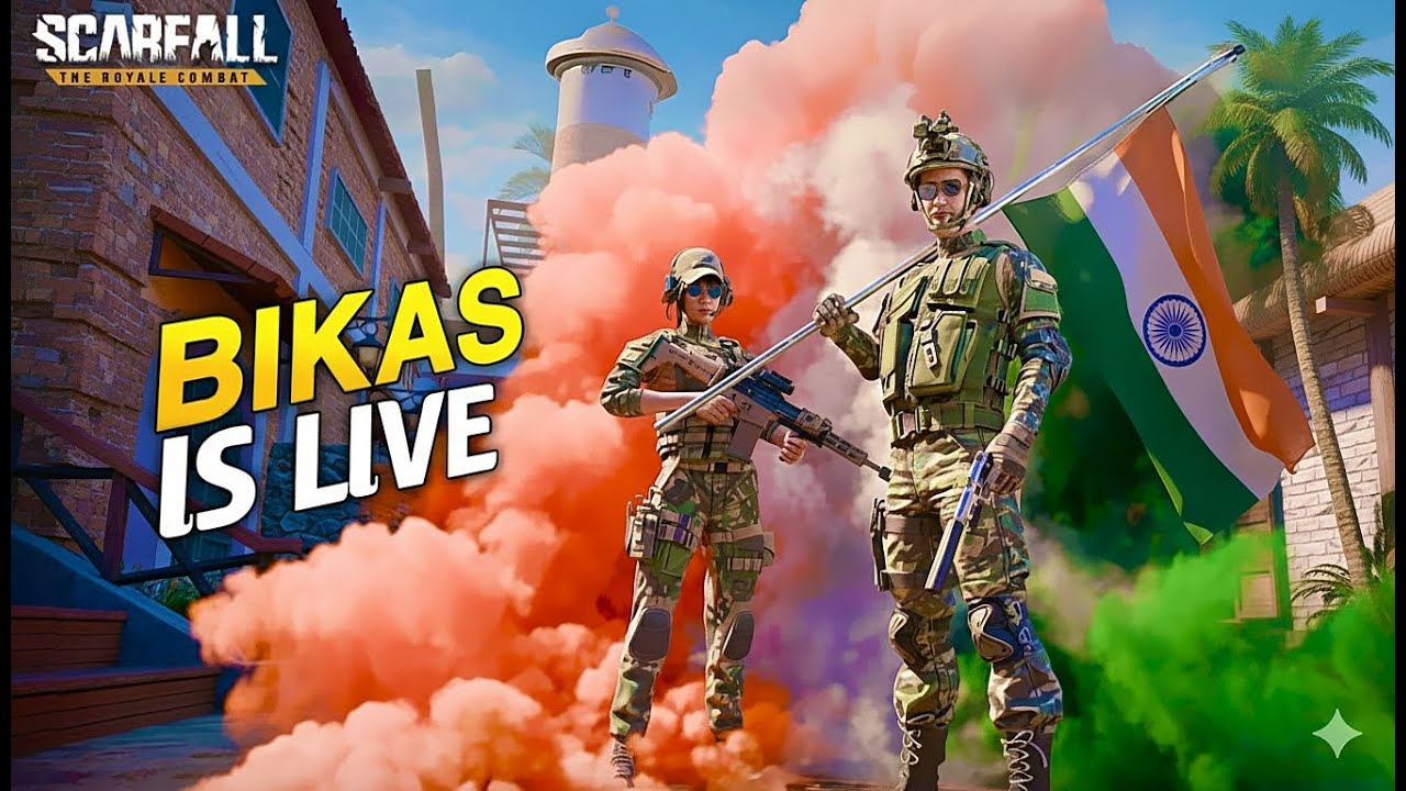 Let's play Indian battle royale scarfall 2.0 live | new update scarfall 2.0 