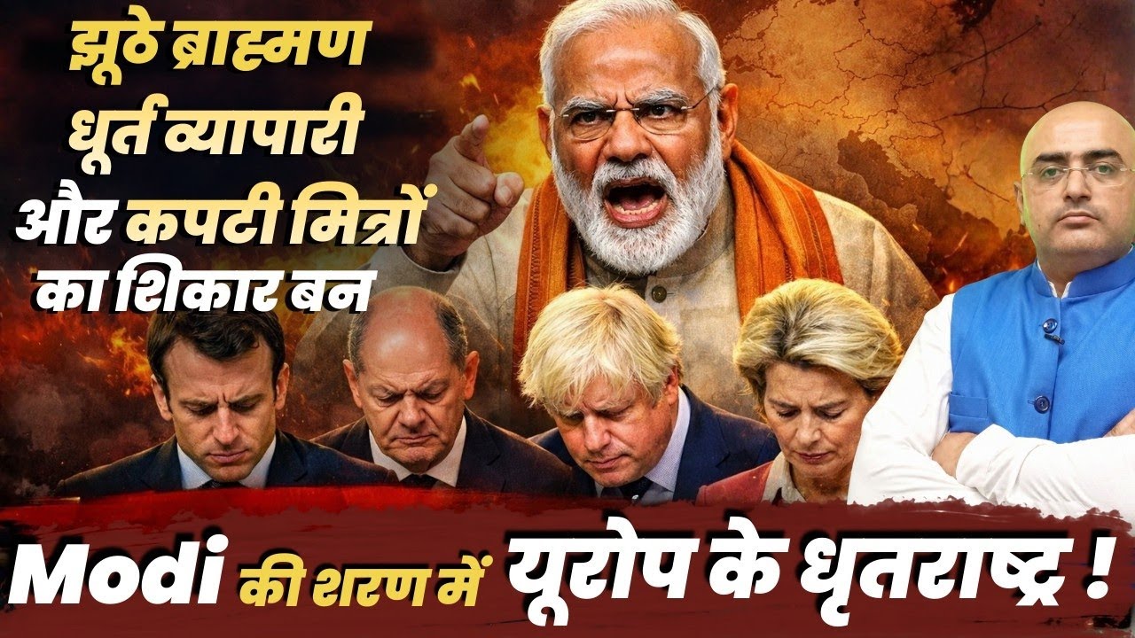 Europe’s “Looters” Surrender to Modi? Shocking Twist in the EU Power Game!  By Harimohan
