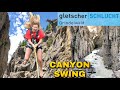 Gletscherschlucht Grindelwald//Scariest Canyon Swing in Switzerland