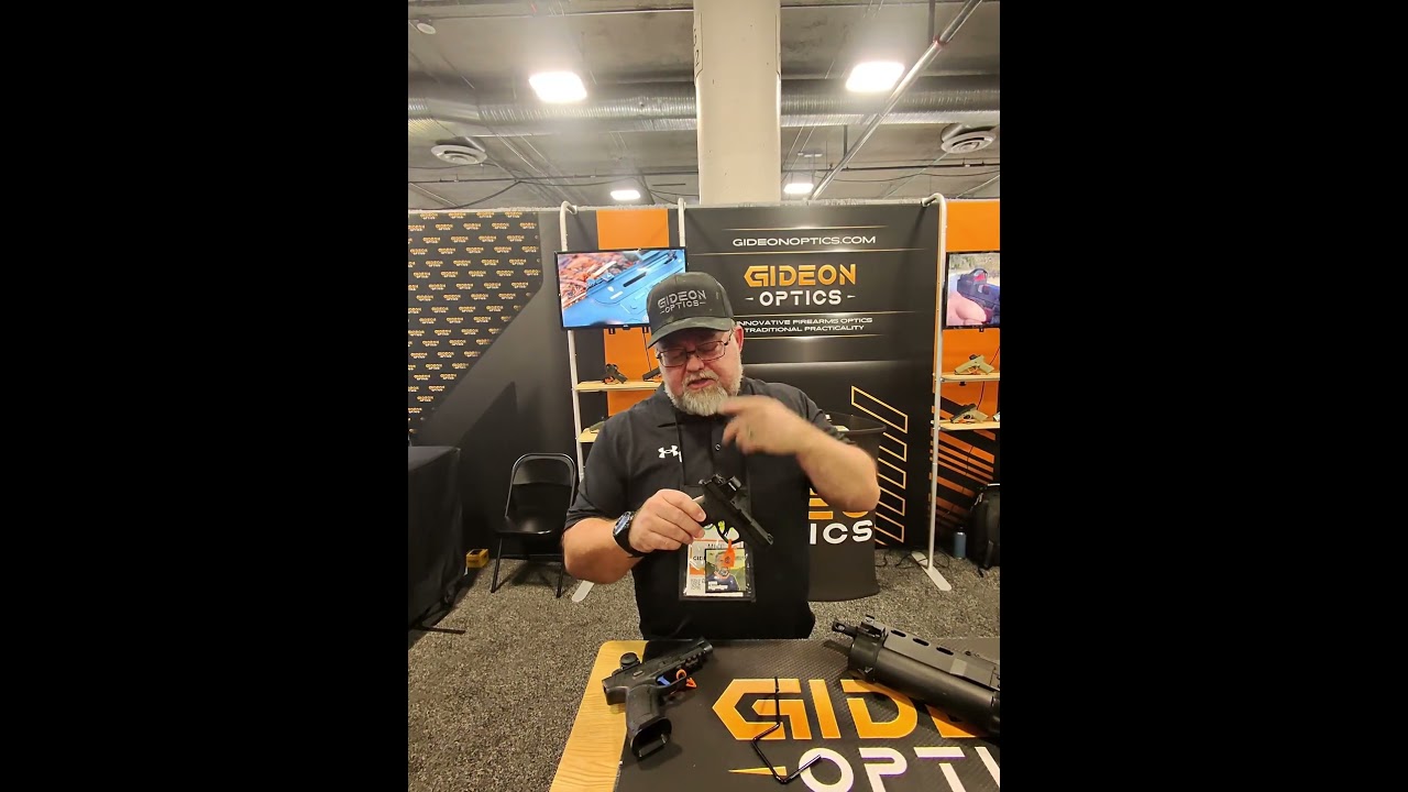 Коллиматорный прицел Bodyguard 2.0 Direct Mount от Gideon Optics. Pebble на выставке Shot Show 2026.