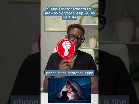 Video Sleep Doctor Reacts to Back to School Sleep Rules Part 44