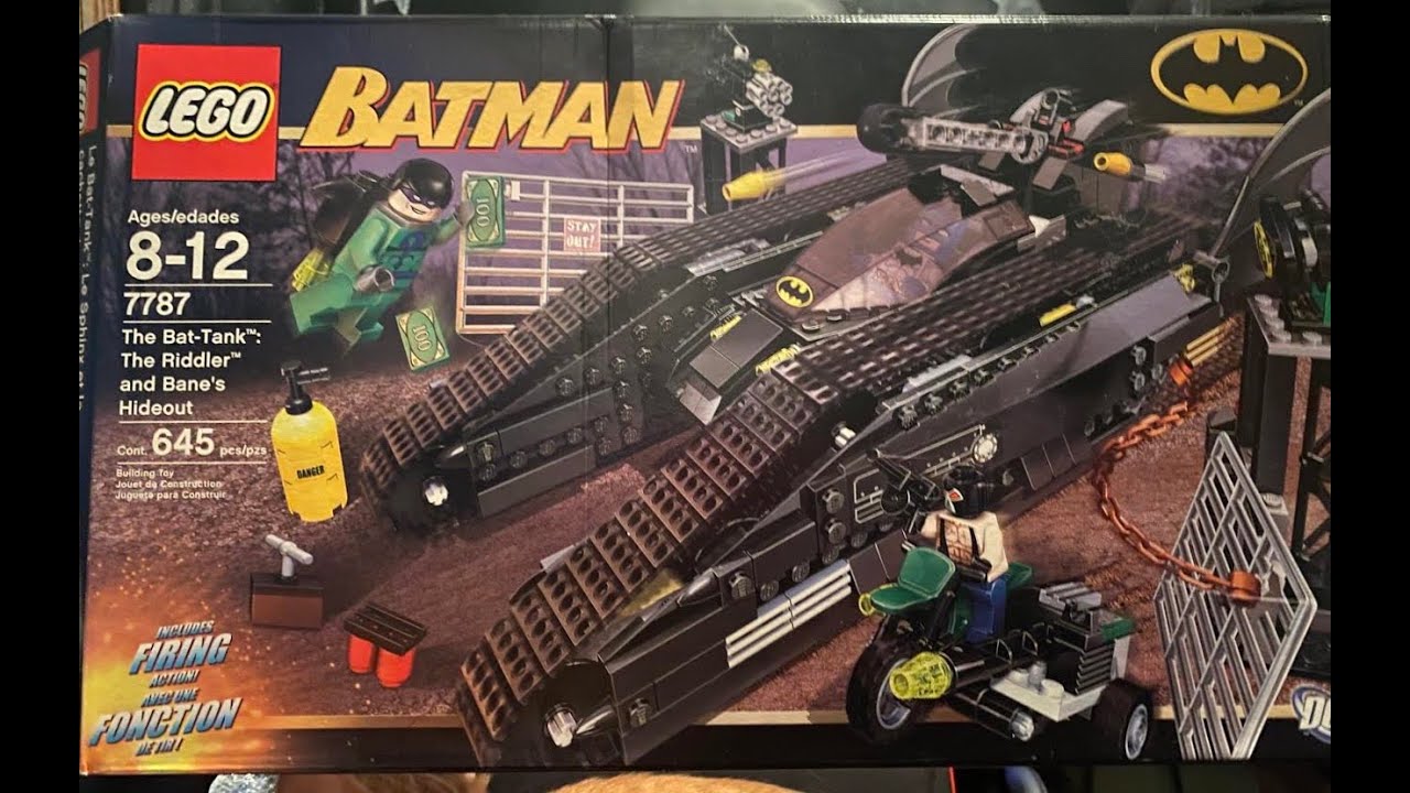 CRAZY LEGO Bat Tank Unboxing!! (Lego Batman Set 7787) - YouTube