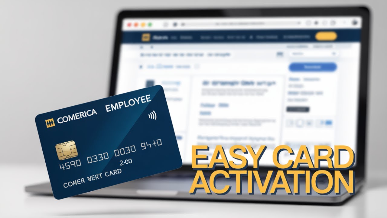 How to Activate Your Comerica Employee Card Online - step by step