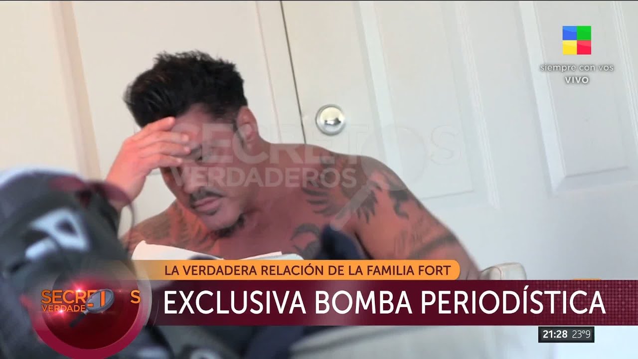 Se filtró un video inédito de Ricardo Fort reclamándole plata a su familia: “Son unos HDP