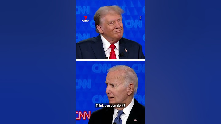 Trump and Biden argue about golf