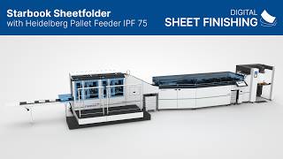 Starbook Sheetfolder book solution with Heidelberg Pallet Feeder IPF 75