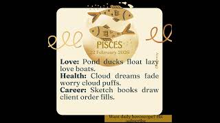 Pisces 22 Feb 2026 – Universe Is Preparing Something Huge For You #astrology #tarotreading