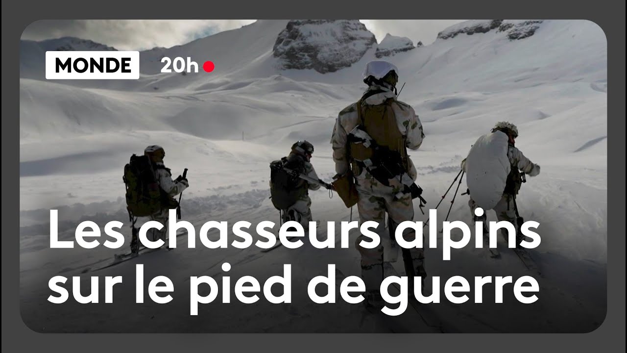 Les chasseurs alpins français sur le pied de guerre