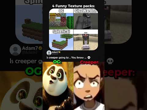 These texturepacks look funny, except one 💀🥀