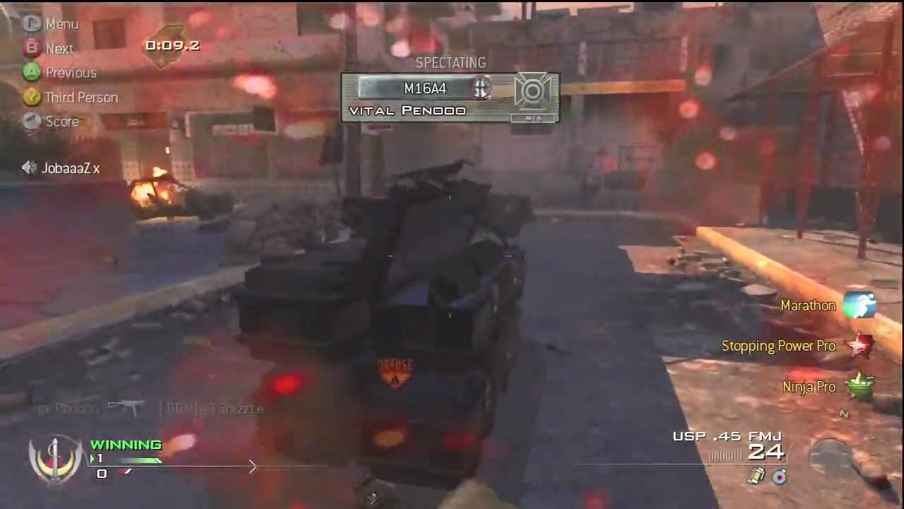 vital Penooo 1v3 vs 'DreamTech' - MW2 Gamebattles Clutch