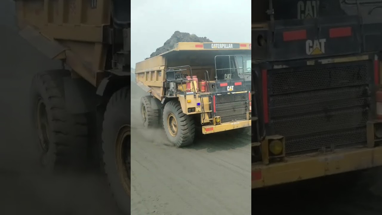Caterpillar Dumper running in coal mines Deepika