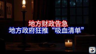 【Boss時政經濟】地方财政告急，地方政府狂推“吸血清单”