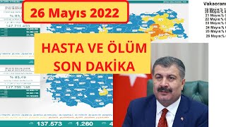 Son Dakika 26 Mayıs Bugünkü Vaka Sayısı Korona Virüs Vaka Sayıları Tablosu Günlük Vaka Sayısı