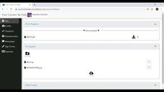 Downloading a Document from the Preparer
