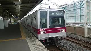 【廃車14編成目・転用12編成目】東武20000系21808F が北館林に回送されました。