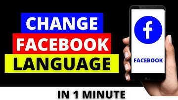 How To Change Language in Facebook in 2022 ( Android + ios iphone )