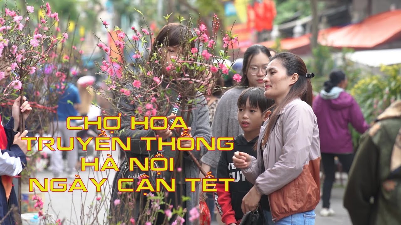 Quang cảnh chợ hoa Tết truyền thống - youtube