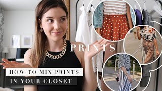 Fashion Basics How To Mix Prints And Pattern In Clothes Capsule Wardrobe Tips By Erin Elizabeth