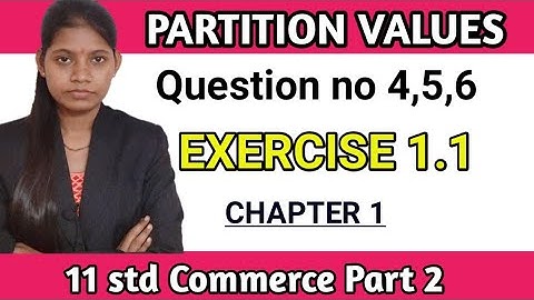 Question no 4 to 6 | exercise 1.1 Class 11th maths commerce part 2 | Chapter 1 ssc board