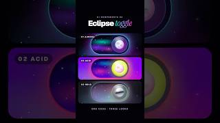 Eclipse dark mode toggle: 3 looks, one code (HTML, CSS & JS)