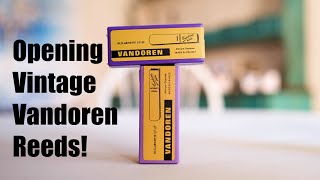 Trying out 40+ Year Old Vintage Vandoren Clarinet Reeds!