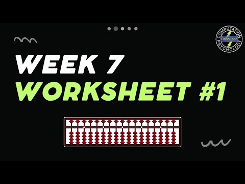 Abacus Free Online Course - Week 7 - Worksheet 1