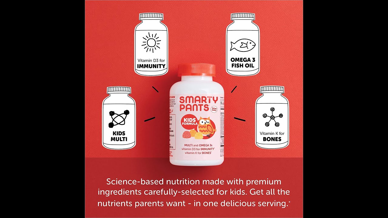SmartyPants Kids Formula Daily Gummy Multivitamin