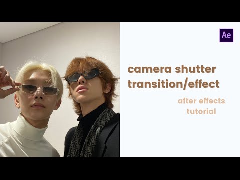 camera shutter transition/effect ae tutorial | after effects